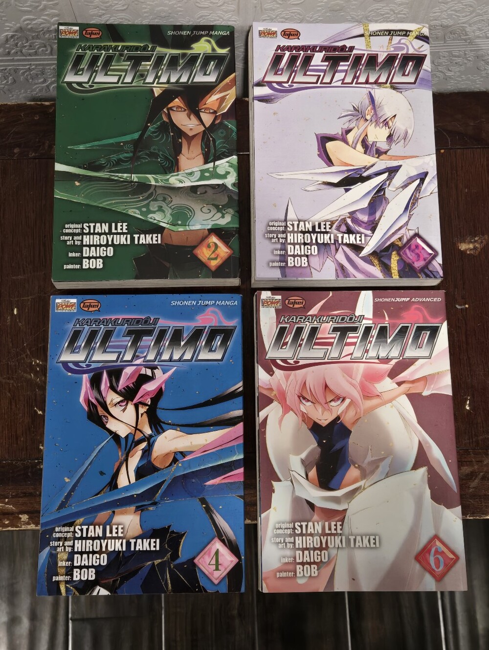 Karakuridōji Ultimo Manga Lot Vols 2 3 4 6 Stan Lee Hiroyuki Takei Viz Media